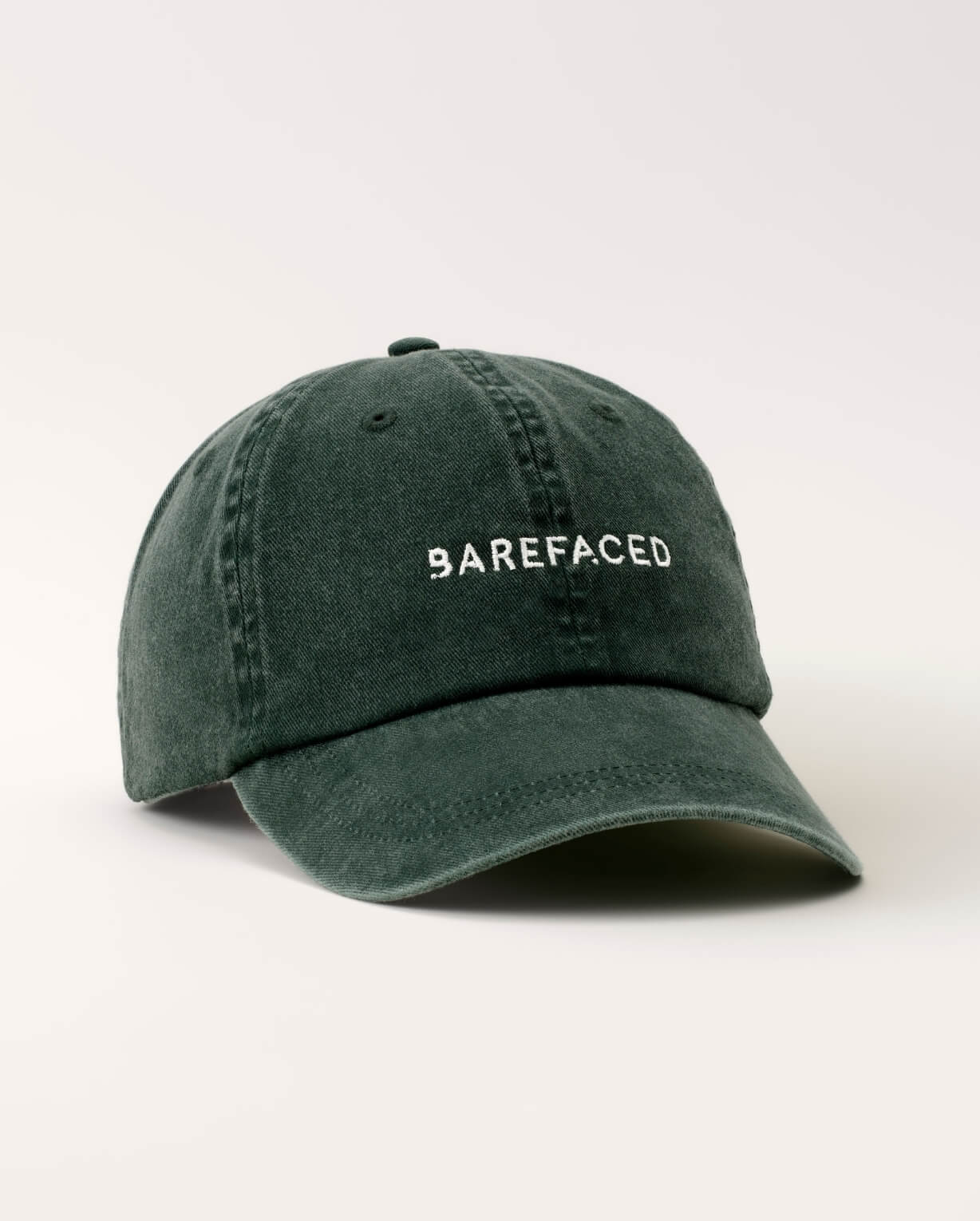 Washed Green Barefaced Hat