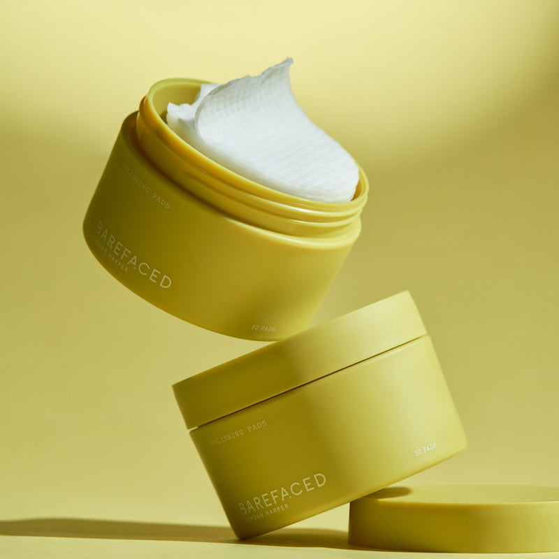 Barefaced Polishing Pads exfoliating treatment